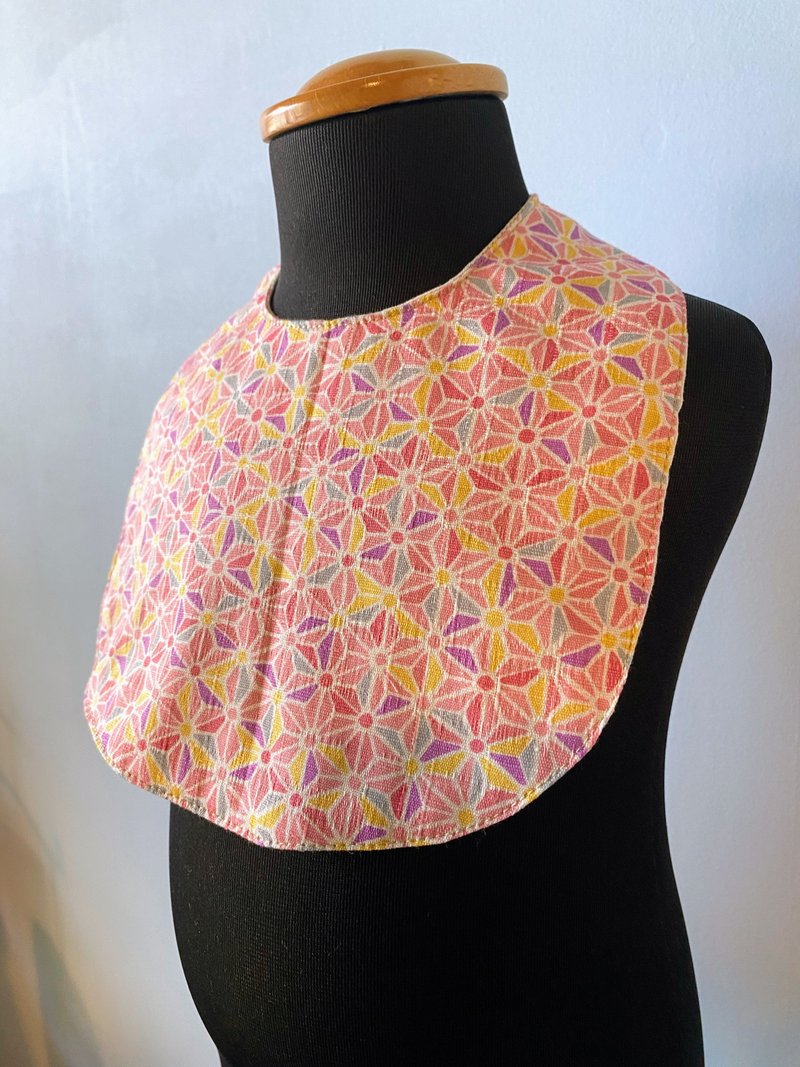 婴儿日式图案围脖头盔口布 - 婴儿饰品 - 棉．麻 粉红色