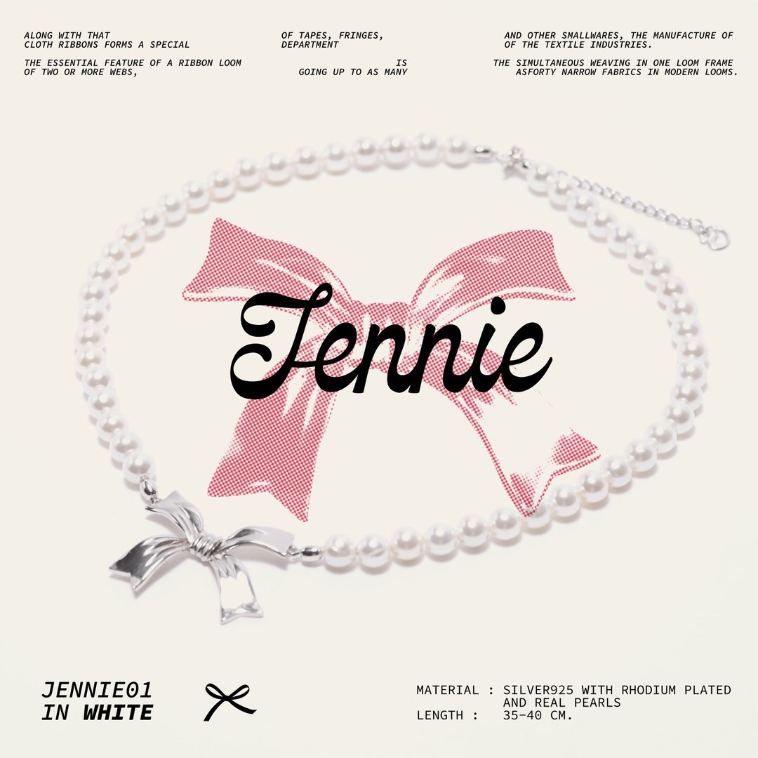 Ctrlshift - JENNIE01 (white) - 项链 - 纯银 