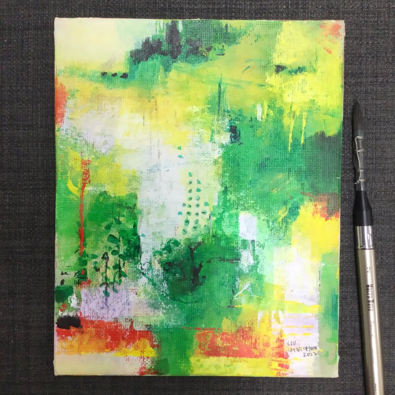 绿意盎然/压克力水彩/不含框 - 海报/装饰画/版画 - 其他材质 绿色