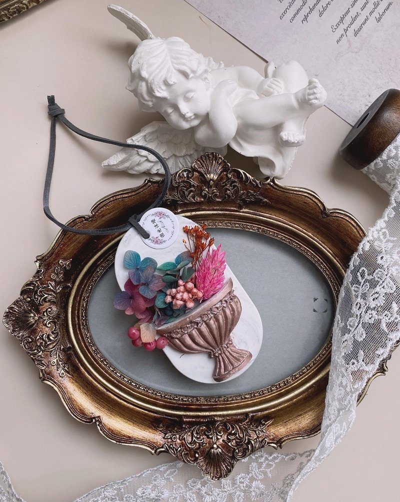 复古风花盆扩香石・可自选香味 - 蜡烛/烛台 - 蜡 