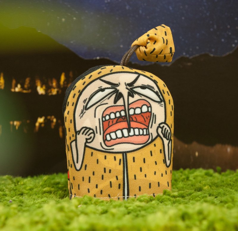 【防水锁匙收纳包-用力花生John】钥匙包、收纳包、花生John/MKAC - 钥匙链/钥匙包 - 棉．麻 多色