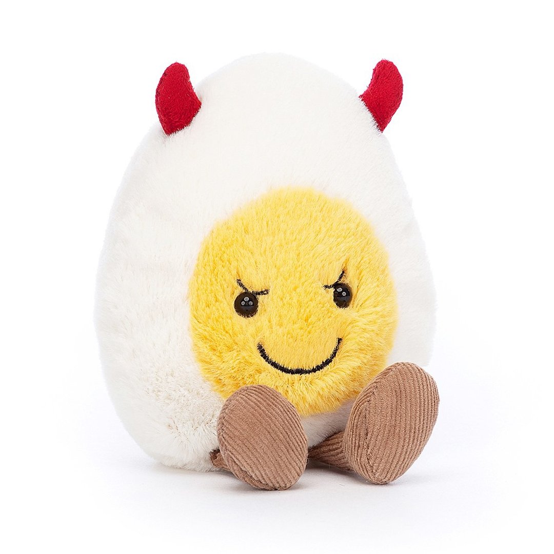 Amuseable Devilled Egg 小恶魔蛋 - 玩偶/公仔 - 聚酯纤维 白色