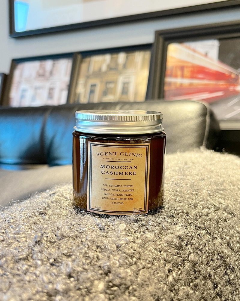 【冬季限定|交换礼物首选】No.30 摩洛哥羊绒 大豆蜡香氛蜡烛 - 香薰/精油/线香 - 蜡 咖啡色