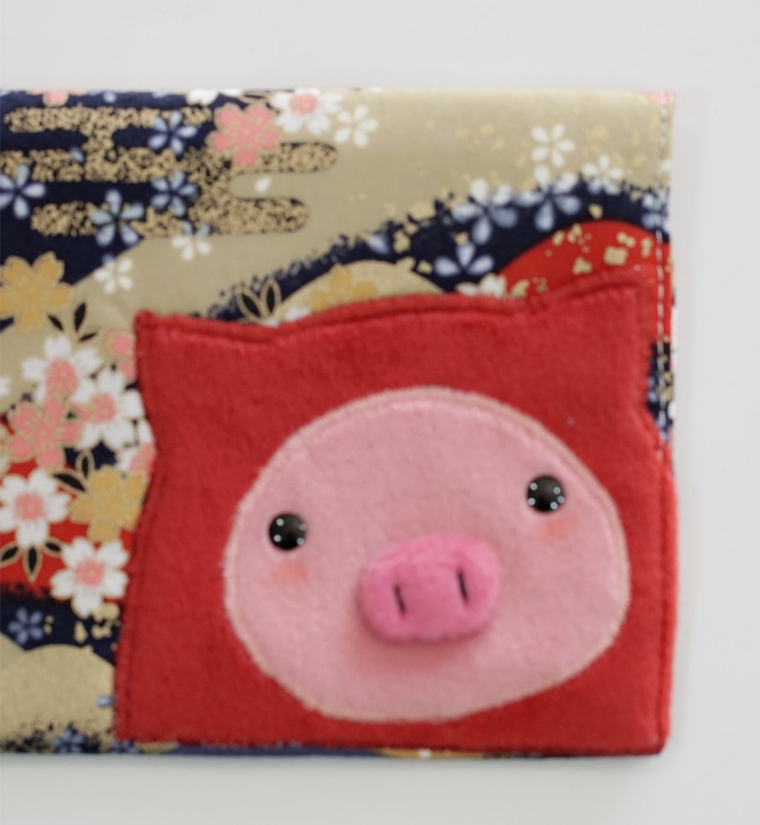 Bucute长-华丽和风发财红包袋/新年/全球限量/猪/100%手工 - 其他 - 其他材质 多色