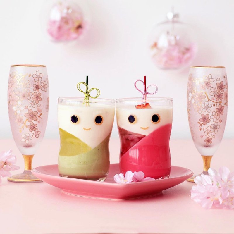 【送礼首选】日本ADERIA NICO 大眼娃娃造形玻璃杯 / 共2款 - 玻璃杯 - 玻璃 多色