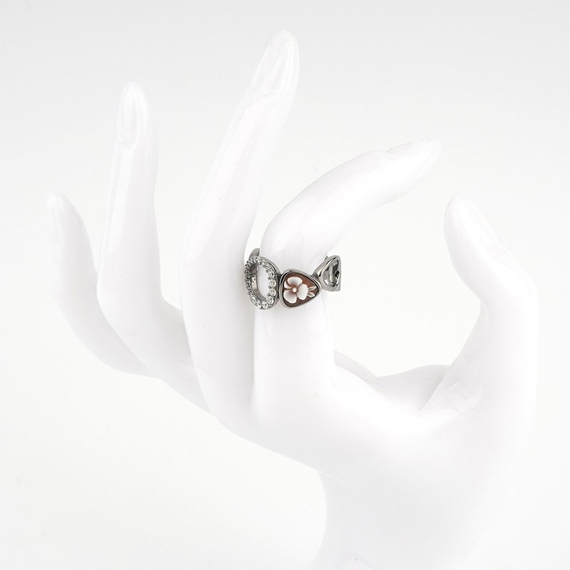 意大利手工贝雕轻珠宝_CI_A95FS_1N - 戒指 - 纯银 黑色