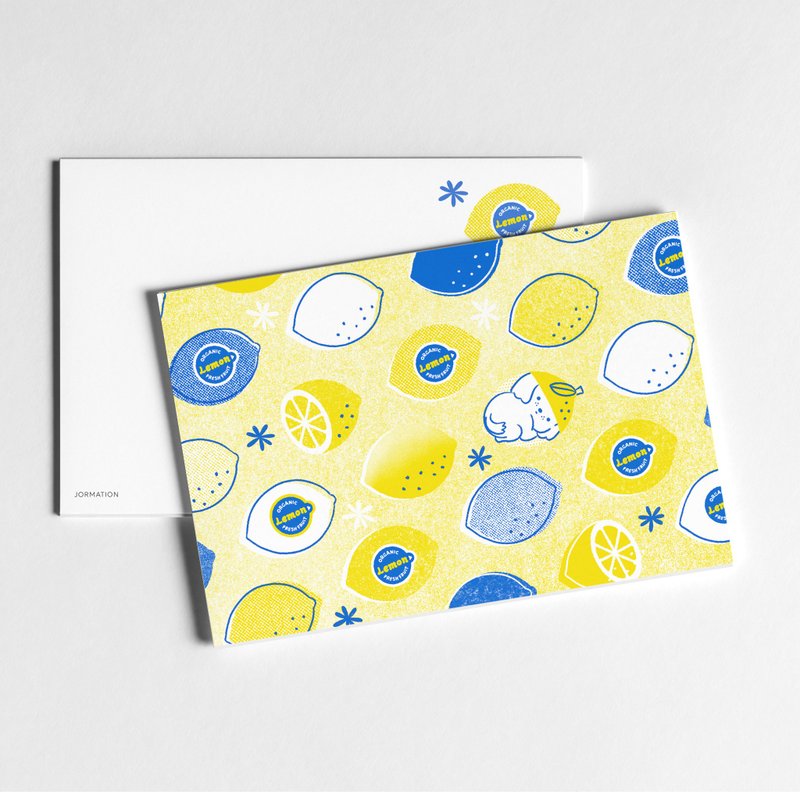 柠檬明信片 - 卡片/明信片 - 纸 