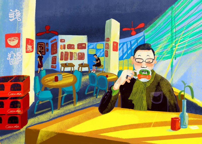 zemoneni artwork 艺术家手绘明信片 香港故事系列 1-5 陆续更新 - 卡片/明信片 - 纸 多色
