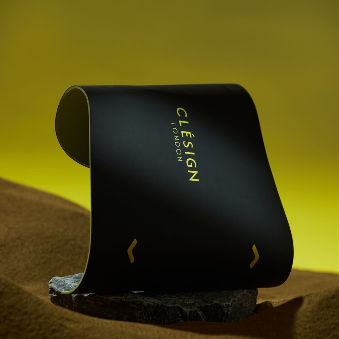【Clesign】COCO The Hand Mat 瑜珈手垫 4.5mm - Vanta Black - 瑜珈垫 - 橡胶 黑色