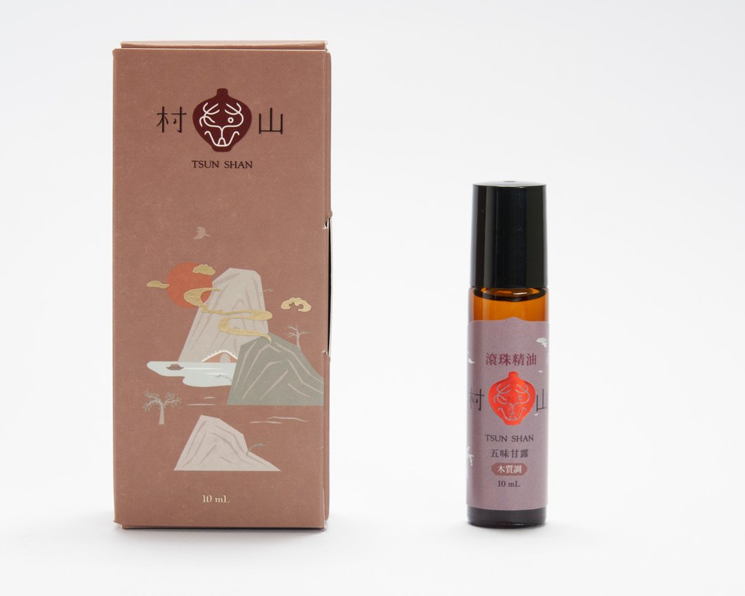 五味甘露 滚珠精油/放松助眠/藏式精油调香/木质调/精油棒 - 身体护肤/按摩油 - 精油 咖啡色