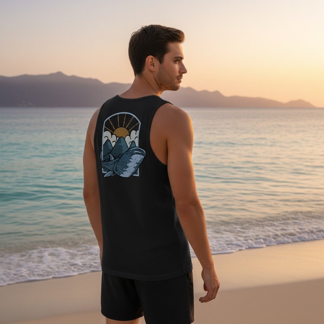 HAGWOUTDOOR Island Series Tank 岛屿系列背心-Cebu宿雾 - 男装背心 - 棉 