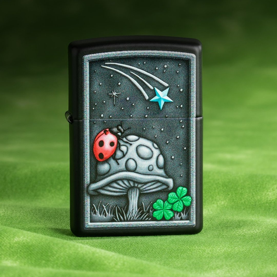【ZIPPO官方旗舰店】幸运星与瓢虫防风打火机 48724 - 其他 - 铜/黄铜 多色