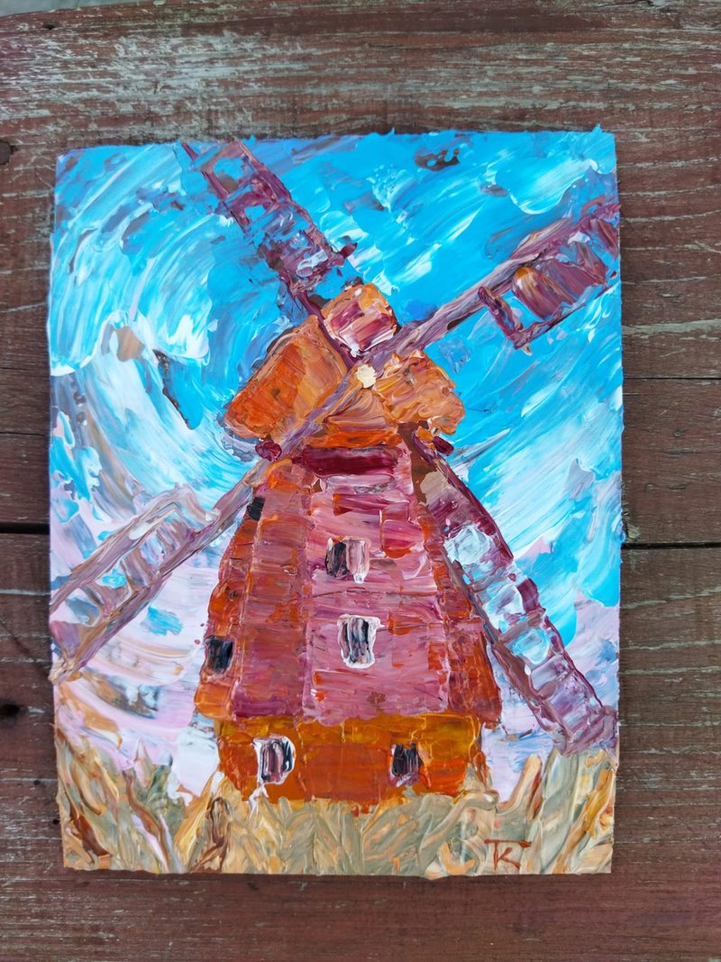风车小油画 - 墙贴/壁贴 - 其他金属 蓝色