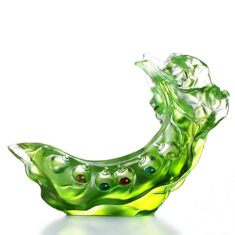 琉璃工房 LIULI 珠玑满满 (豌豆造型) - 摆饰 - 琉璃 绿色