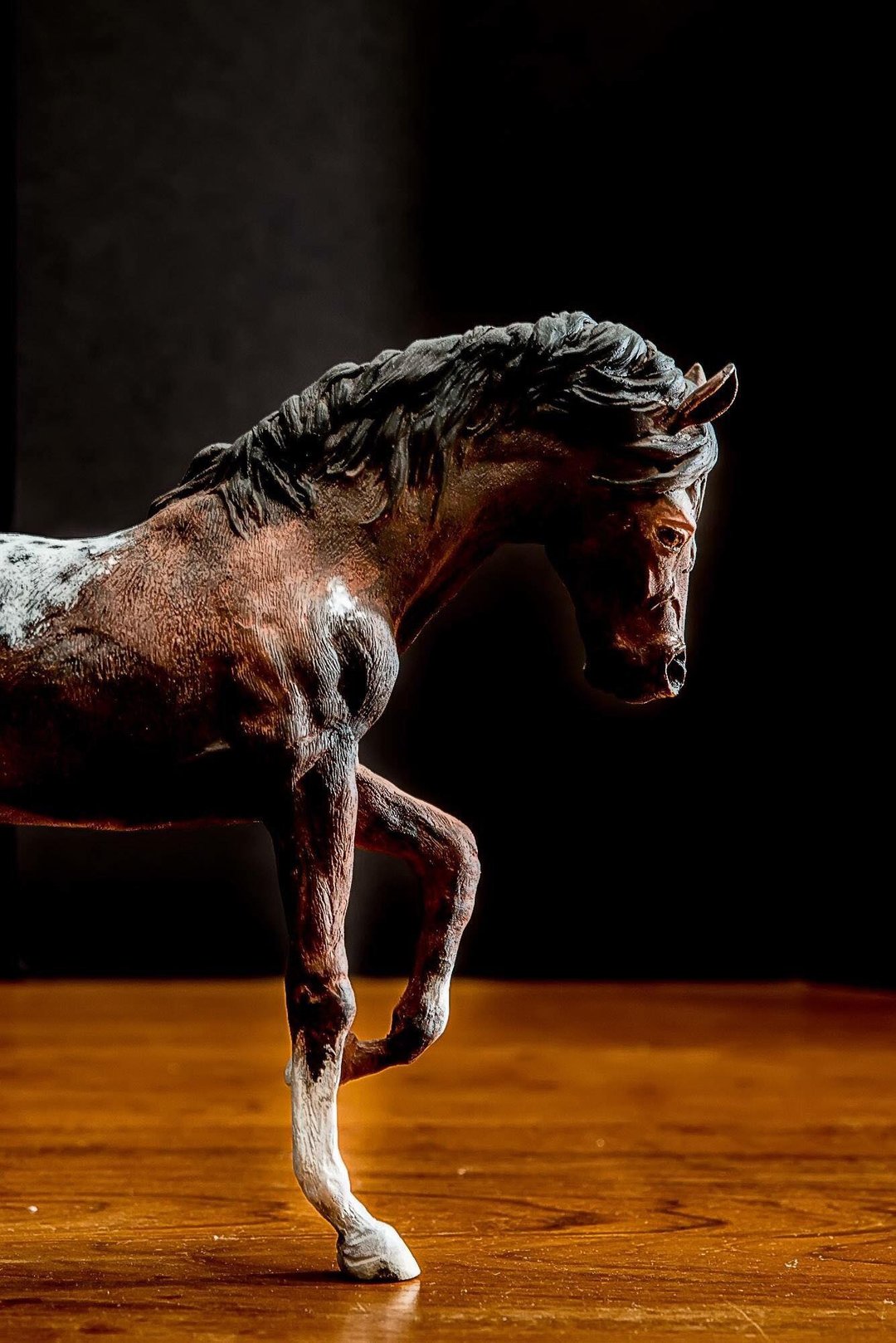 订制 Horse Sculpture 1/10 手工模型 鬃马 上色版 - 玩偶/公仔 - 树脂 多色