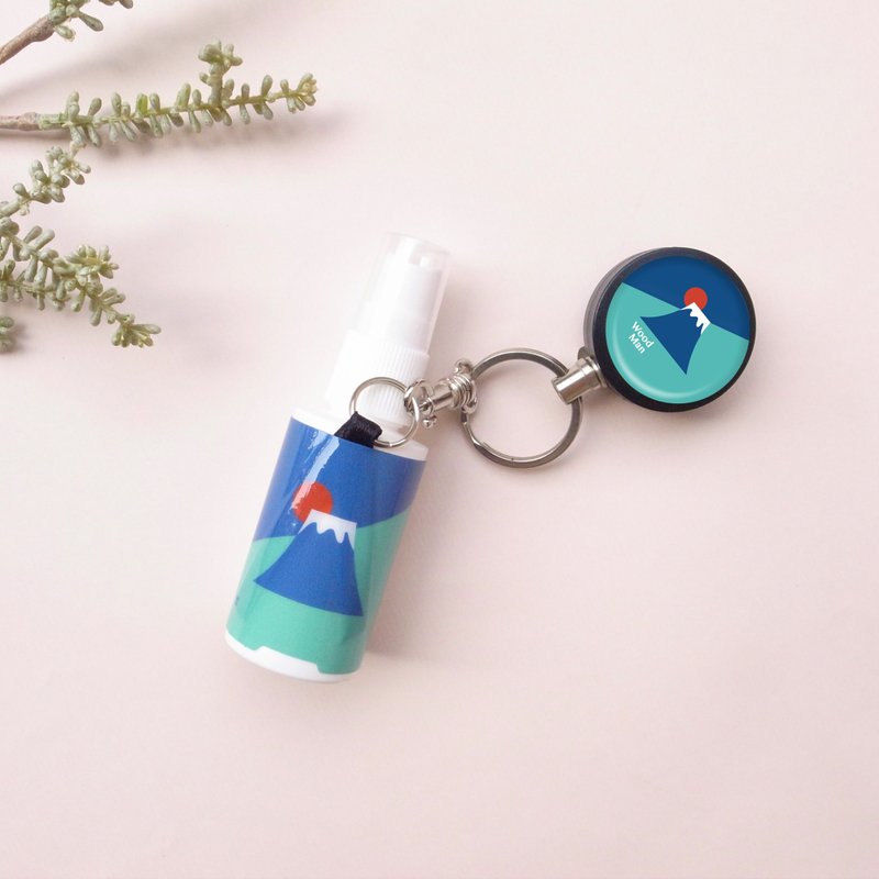 刨冰富士山-随身防疫酒精瓶(可伸缩) - 洗手用品 - 塑料 蓝色