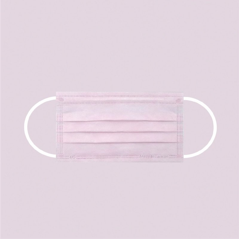 极致透气 医疗平面口罩(50入/盒) 粉红 台湾制 l 兆鼎 - 口罩 - 其他材质 粉红色
