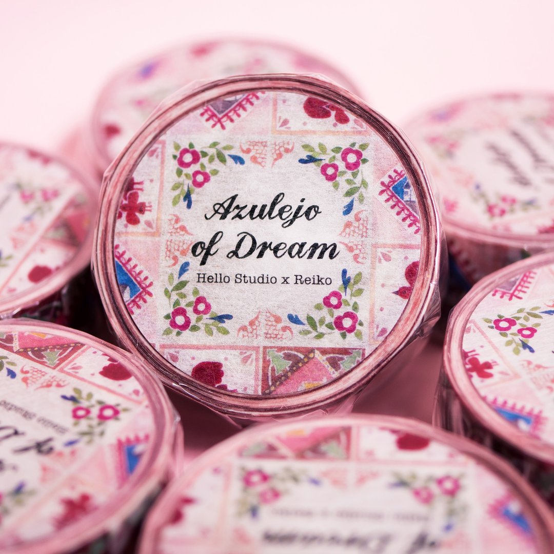 Azulejo of Dream│红色款 纸胶带 - 纸胶带 - 纸 红色