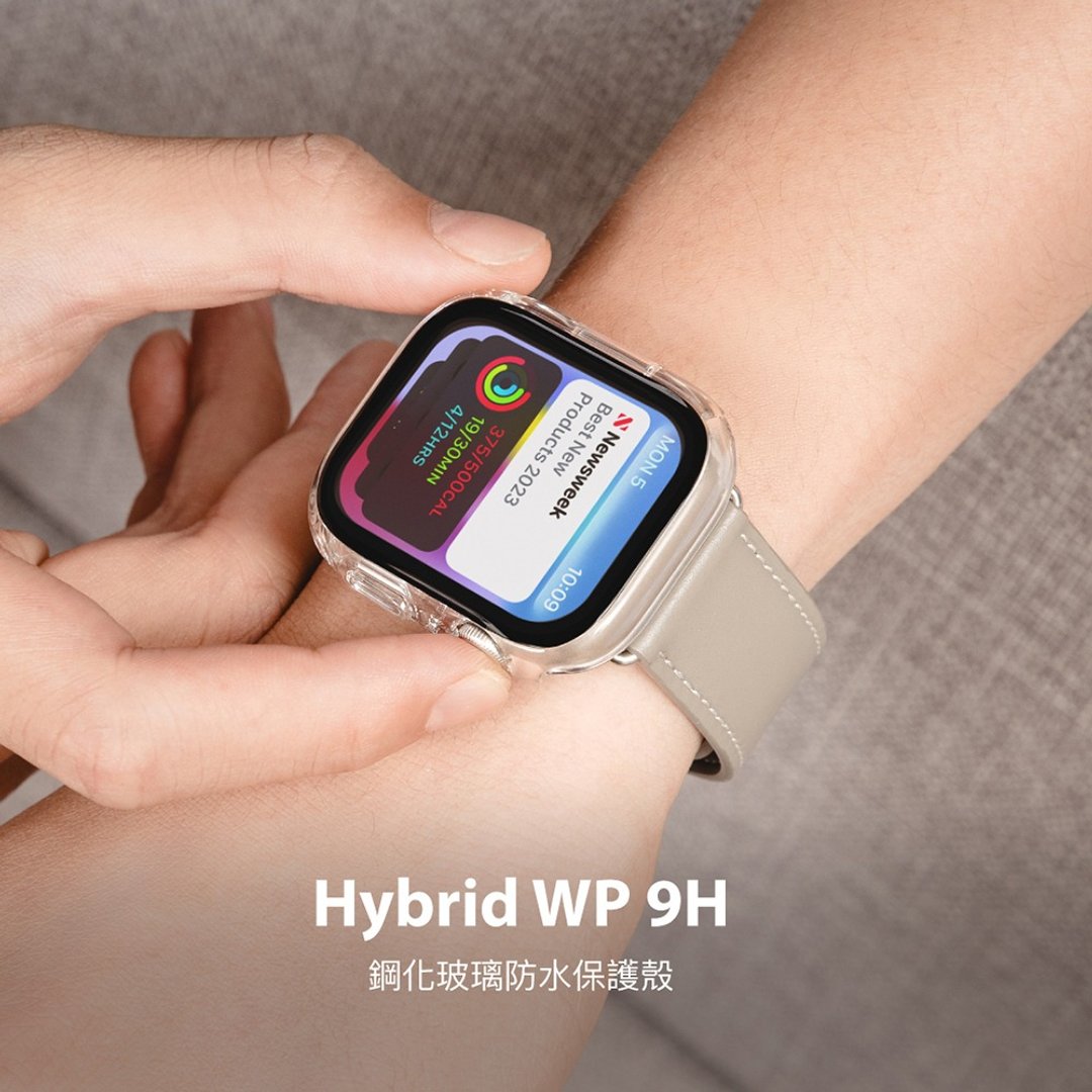 Apple Watch Hybrid WP 9H 钢化玻璃防水手表壳 S11/10 - 平板/电脑保护壳 - 玻璃 