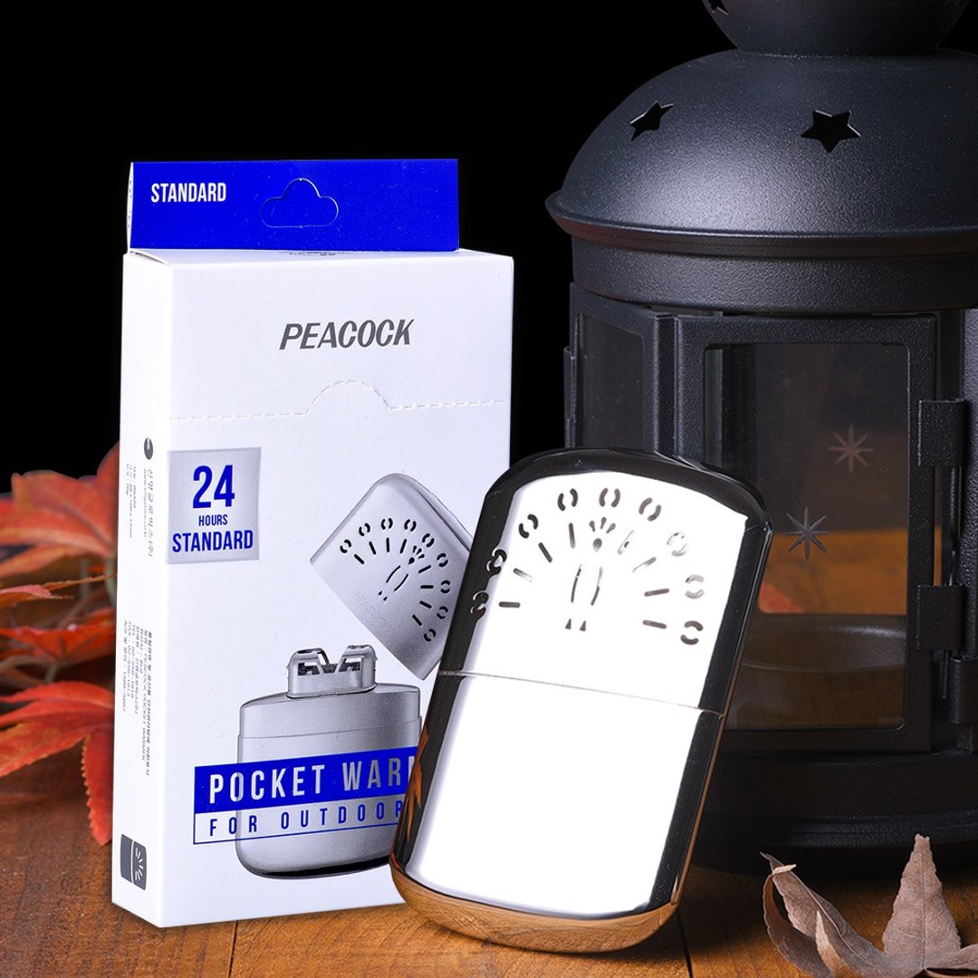 PEACOCK 孔雀随身暖手炉(24小时)+赠送专用油 适用于ZIPPO专用油 - 其他 - 不锈钢 银色
