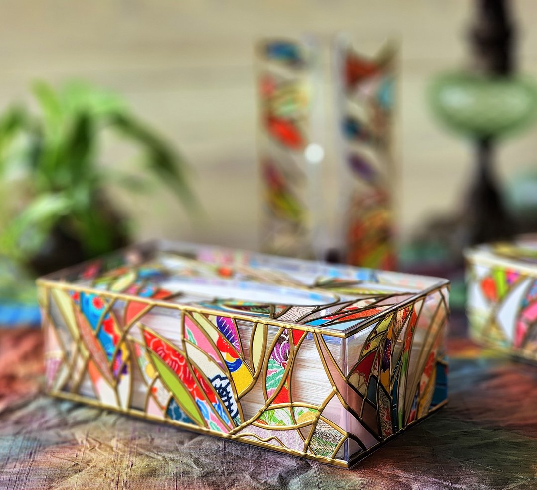 New Year's lucky bag  Tissue &amp; sheet case with a choice - 纸巾盒 - 压克力 多色