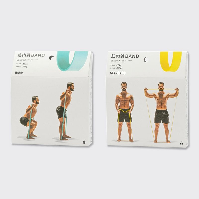 日本Erugam 筋肉弹力绳 增肌减脂弹力带 基础黄 强力湖水绿 - 运动/健身用品 - 乳胶 多色
