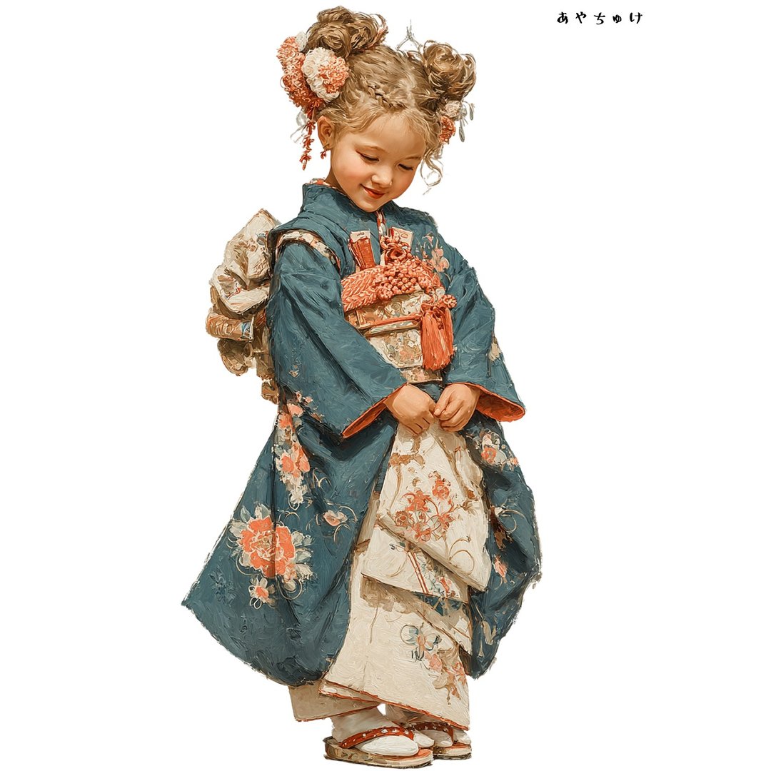 【12月新品4】07-114-0205 人物贴纸 和服复古 - 贴纸 - 纸 