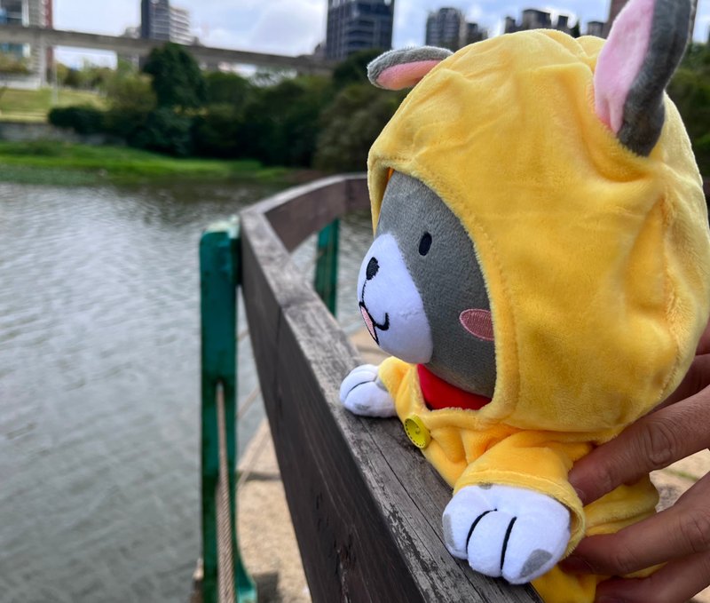 新品上市 阿宝狗狗娃娃 - 玩偶/公仔 - 棉．麻 黄色