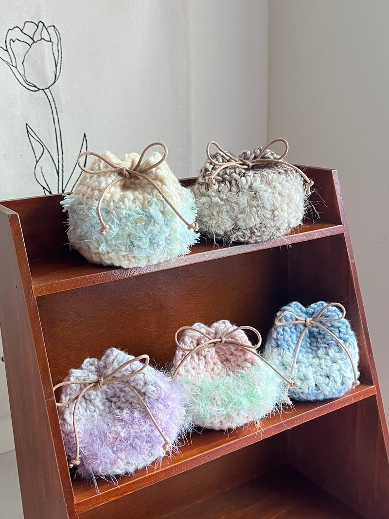 小绒包束口收纳袋 - 化妆包/杂物包 - 其他材质 多色