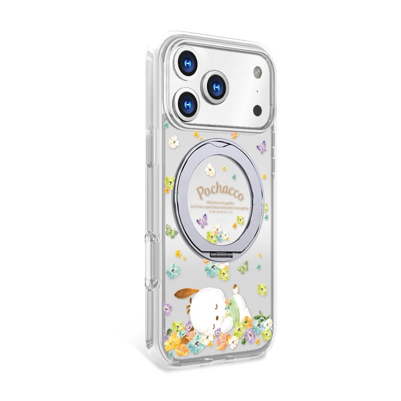 三丽鸥iPhone17/16/15/14/13军规360旋转磁吸立架壳-午觉帕恰狗 - 手机壳/手机套 - 其他材质 多色