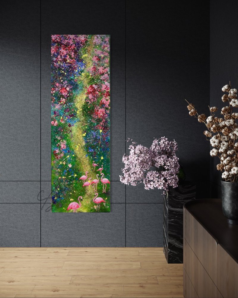 疗愈心艺术家SaSa创作 油画丙烯肌理画 - 摆饰 - 压克力 多色