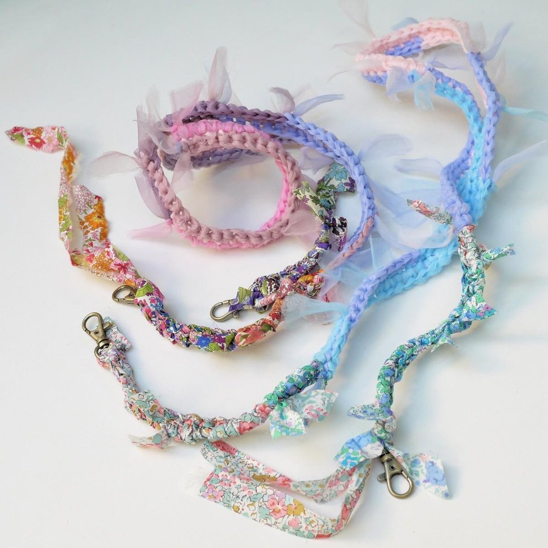 Blooming camera strap || Liberty Organdy MIX [Order] - 相机背带/脚架 - 其他材质 粉红色