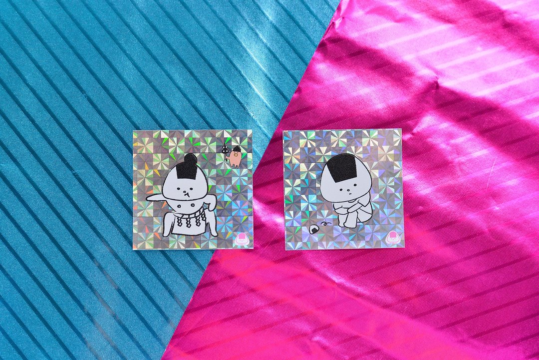 [New] Onigiri Glitter Sticker_Part 1 - 贴纸 - 防水材质 多色