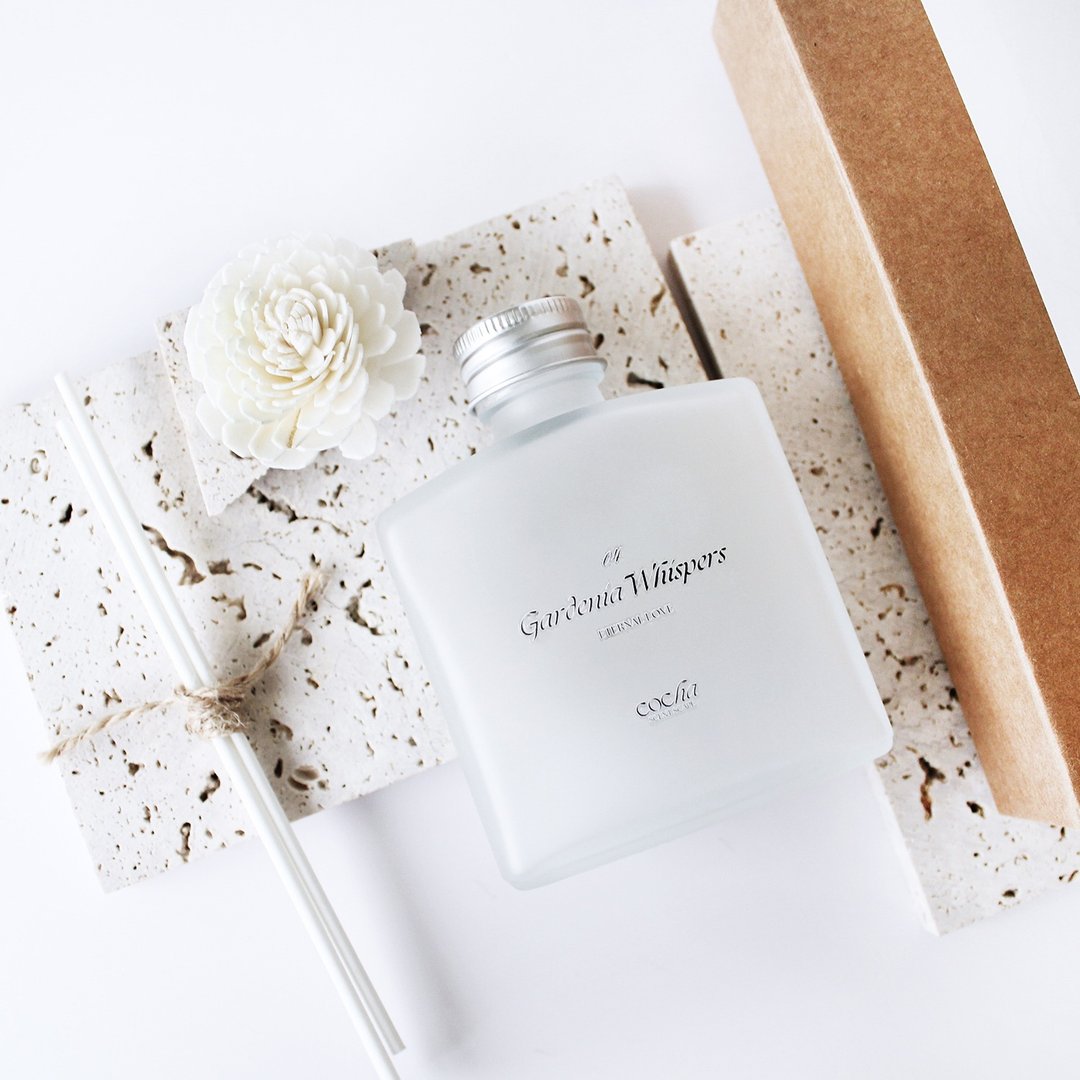 扩香香氛|04 栀子花低语 Gardenia Whispers- 100/50ml - 香薰/精油/线香 - 玻璃 透明