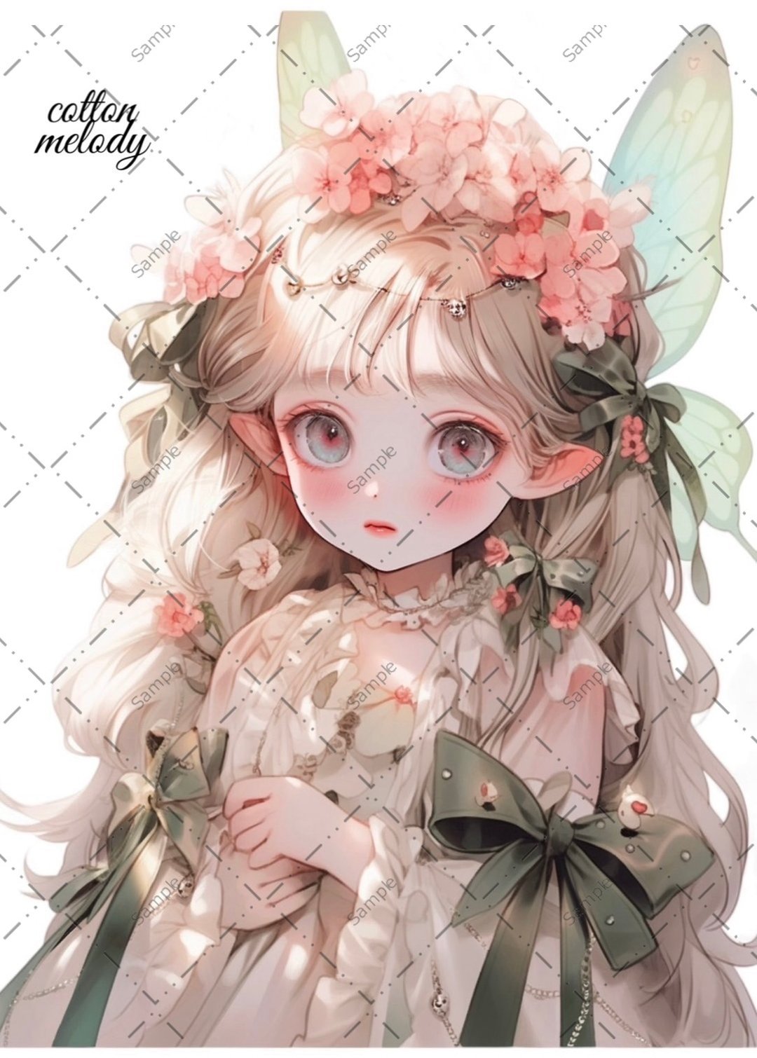 original sticker no.370 人物贴纸 原创贴纸 人像贴纸 女孩贴纸 原创人物贴纸 - 贴纸 - 纸 