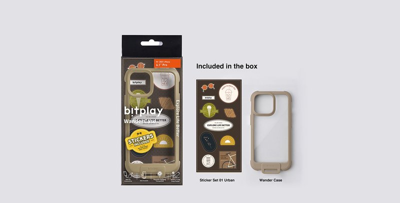 【bitplay】随行壳 for iPhone 13 / 13ProMax 奶茶 - 手机壳/手机套 - 其他材质 多色