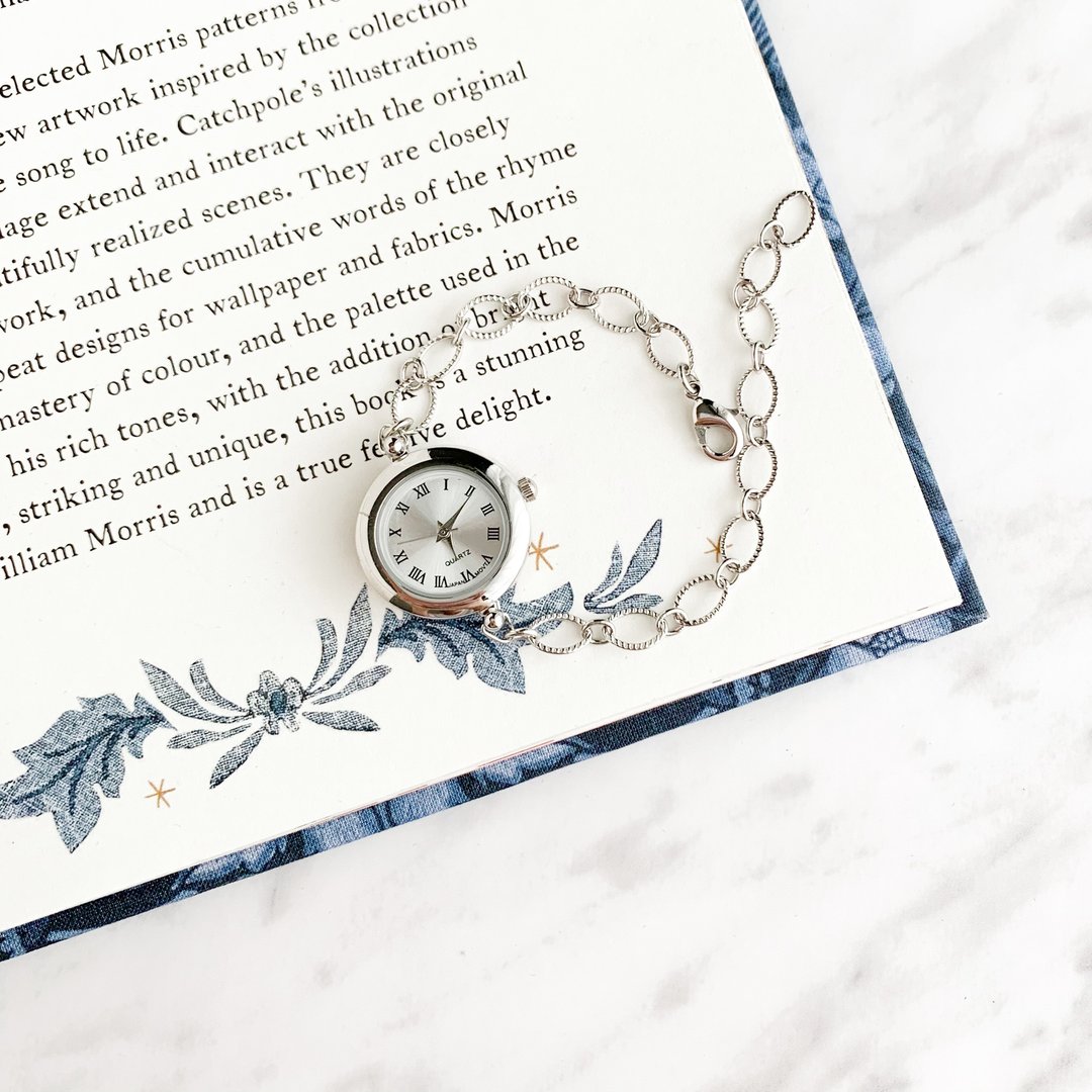 Mer / Simple chain bracelet watch　LI004 - 女表 - 其他金属 银色