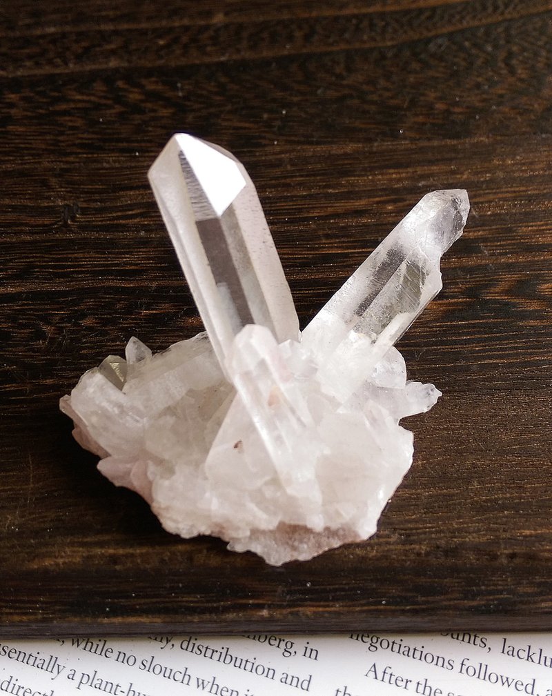 Crystal 四川产地 不规则晶簇 白水晶晶簇 天然矿石 原矿 - 摆饰 - 其他材质 