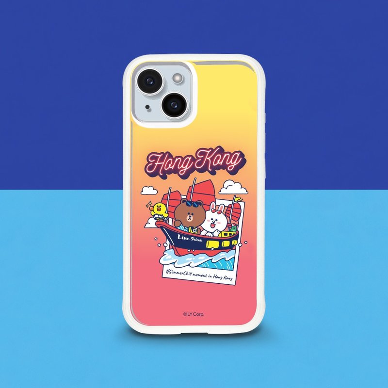 艺术防摔手机壳 LINE FRIENDS HONG KONG SUMMER CHILL EDITION - 手机壳/手机套 - 其他材质 