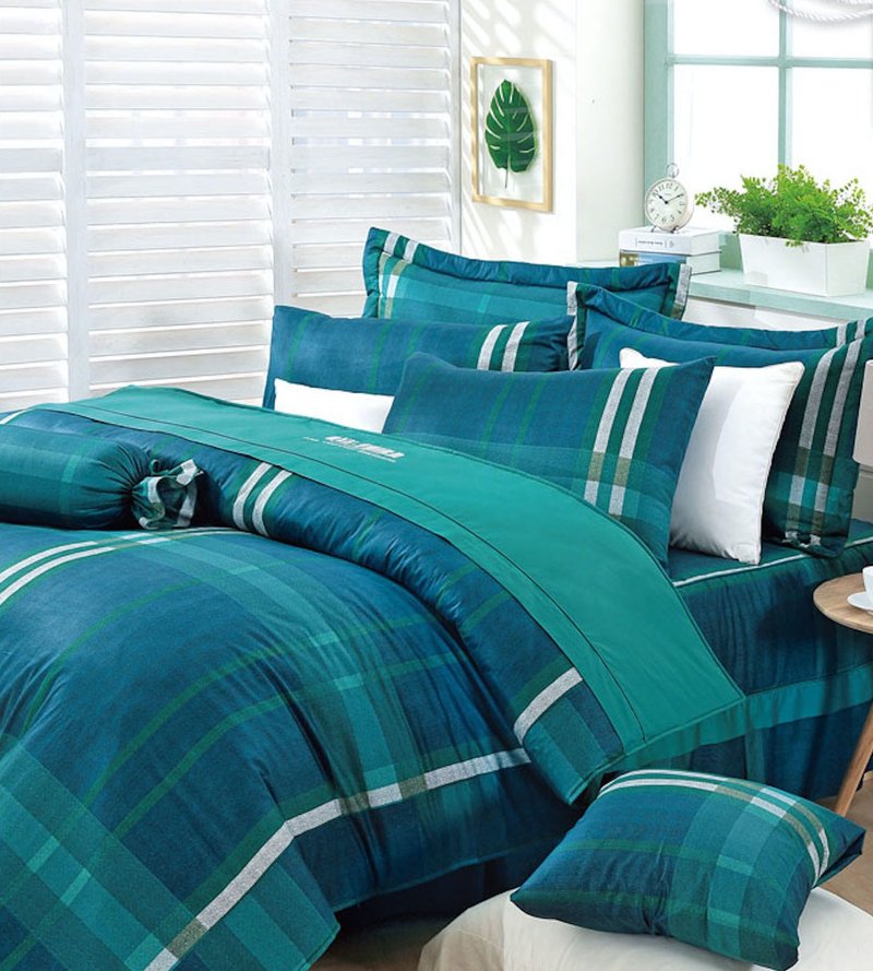 【R859 探索世界】100% 40支精梳棉 床单组 - 寝具 - 棉．麻 绿色