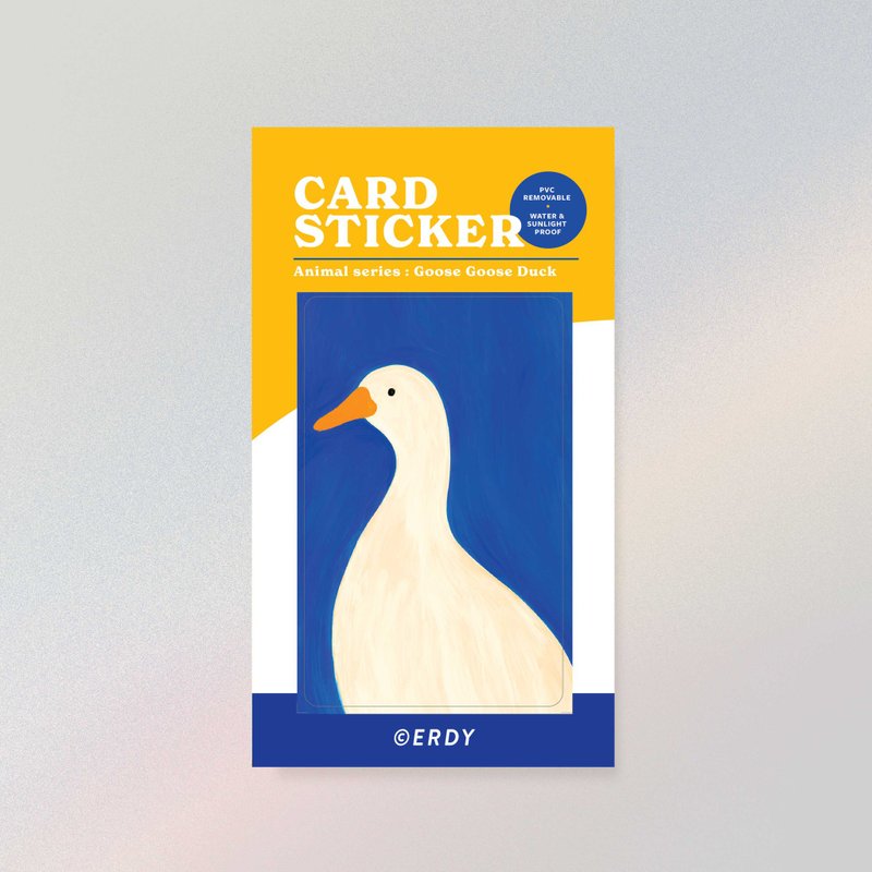 证件卡贴 | Goose Goose Duck - 贴纸 - 纸 蓝色