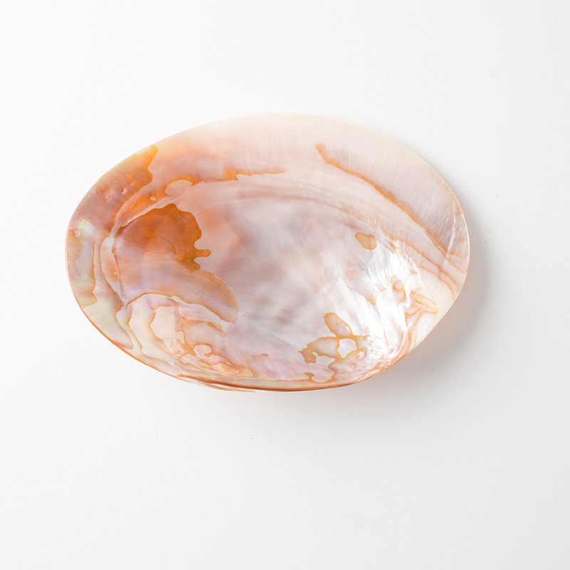 情人节礼物- 饰品盘【珍珠母贝 粉色餐盘】澳洲天然贝壳 | 生日 - 盘子/餐盘/盘架 - 贝壳 粉红色