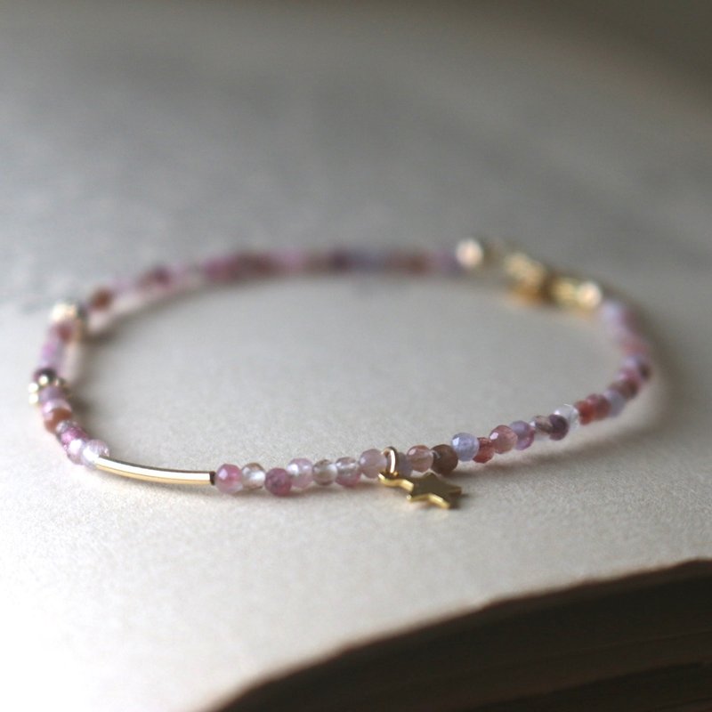 手链 粉碧玺 安德森石 - 绑马尾漂亮 - - 手链/手环 - 半宝石 粉红色