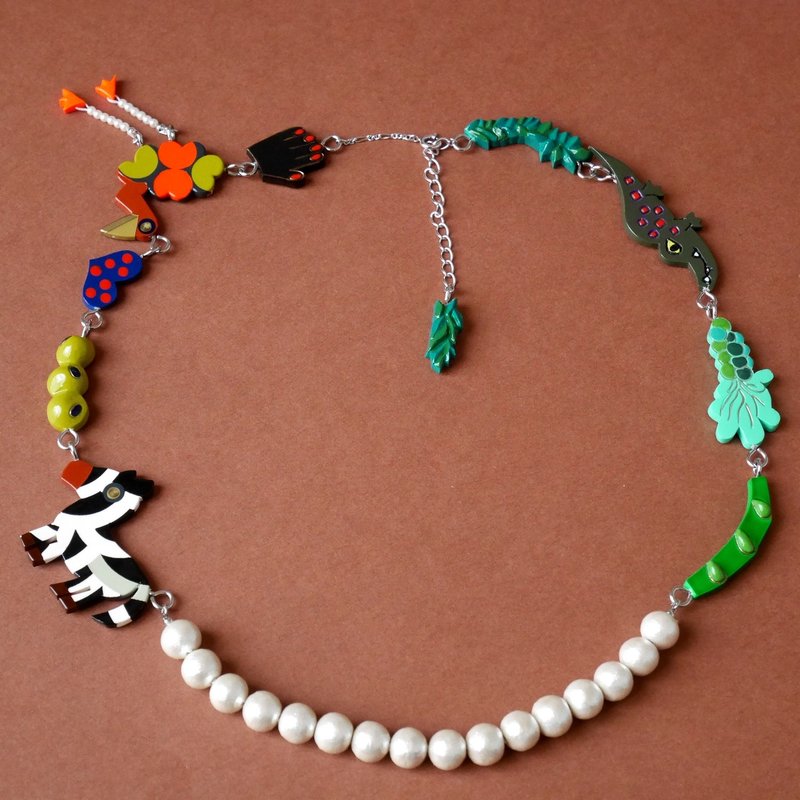 سافari trip 项链 - 项链 - 树脂 多色