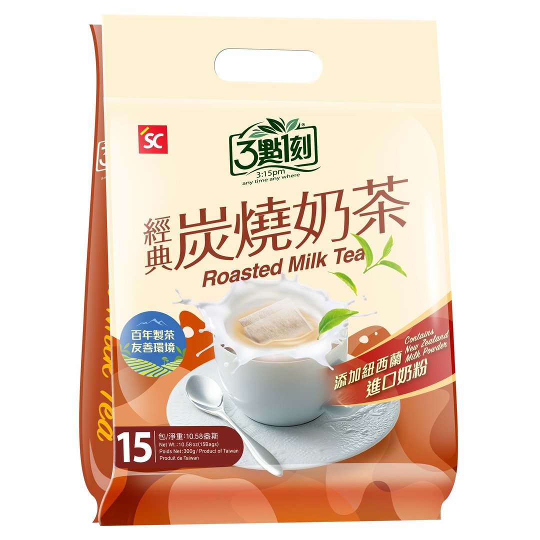 【3点1刻】经典炭烧奶茶_添加奶粉 (15入/袋装) - 奶类/豆浆 - 其他材质 咖啡色