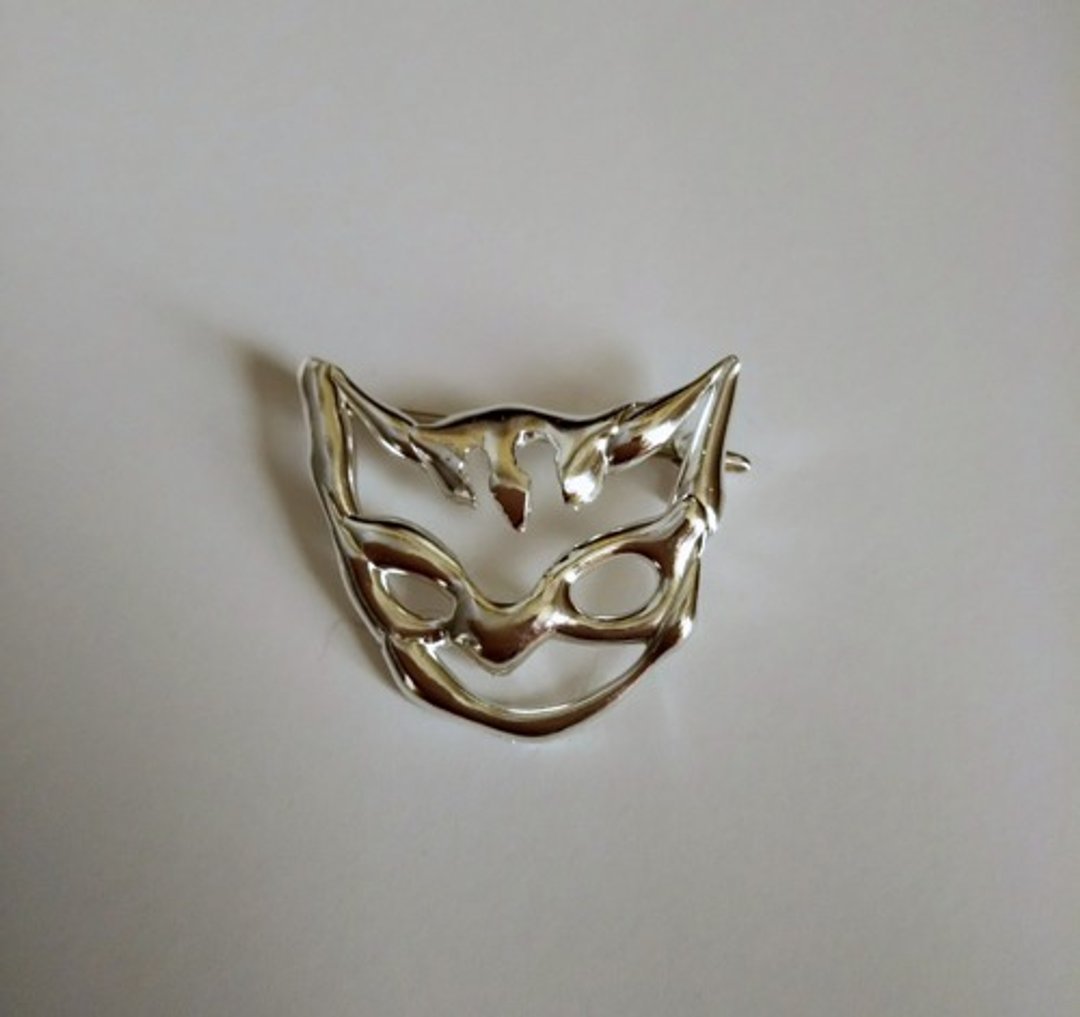 Pinkoi 代购 - SV925 猫胸针 - 胸针 - 其他金属 