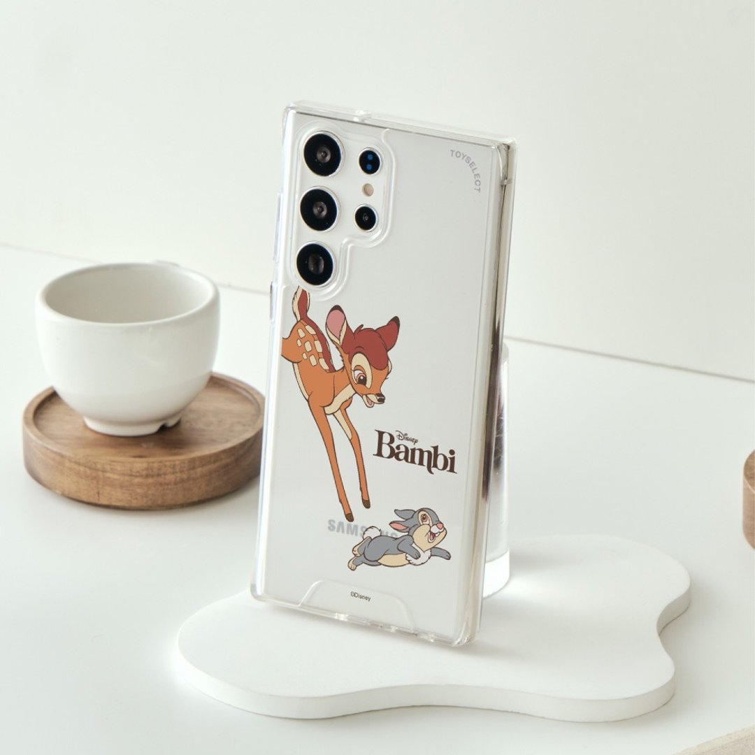 Disney经典-小鹿斑比的追逐防摔透明SAMSUNG手机壳 - 手机壳/手机套 - 塑料 多色