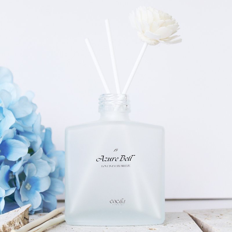 【圣诞礼物】扩香香氛 | 19蔚蓝铃Azure Bell - 100ml/50ml - 香薰/精油/线香 - 玻璃 透明