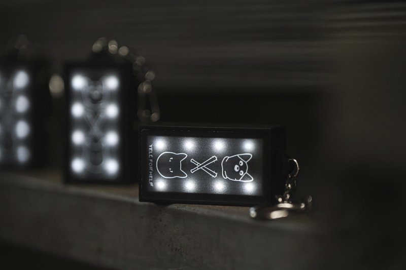 匪猫灯箱钥匙圈 - 钥匙链/钥匙包 - 塑料 