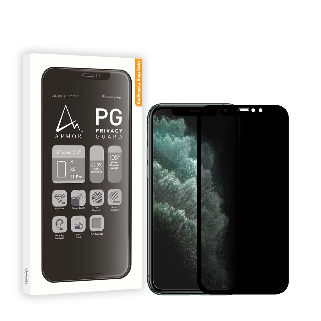 ARMOR iPhone 11 / X 系列软性玻璃2.5D全屏萤幕保护贴 - 手机配件 - 其他材质 